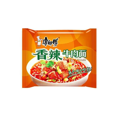 MASTER KONG Hot Beef Noodles 24 X 104G