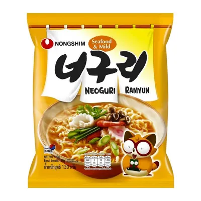 NONGSHIM Instant Noodle Neoguri Ramyun Seafood Mild 20 X 120