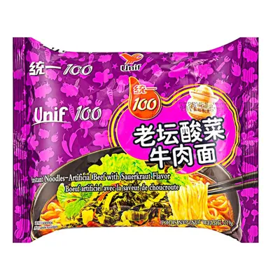 TONGYI Instant Noodles Beef Sauerkraut 24 X 119G