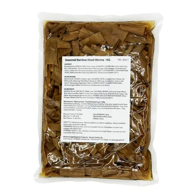 SHIRAKIKU Ajitsuke Menma Seasoned Bamboo Shoots 10 X 1KG