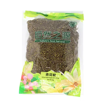 NBH Sichuan Wild Pepper Green Whole 10 X 1KG