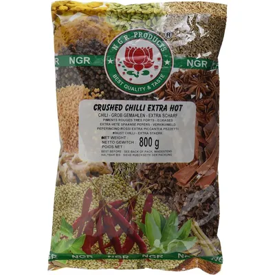 NGR Crushed Chilli Extra Hot 6 X 800G