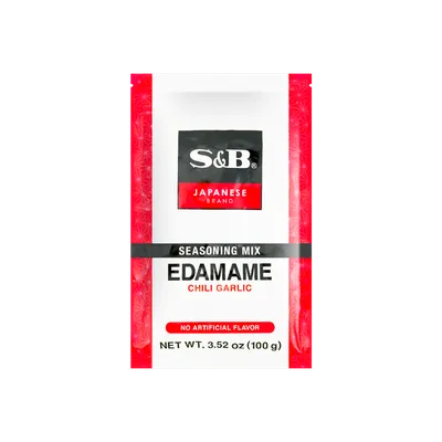 S&amp;amp;B Edamame Seasoning Chili Garlic 30 X 100G