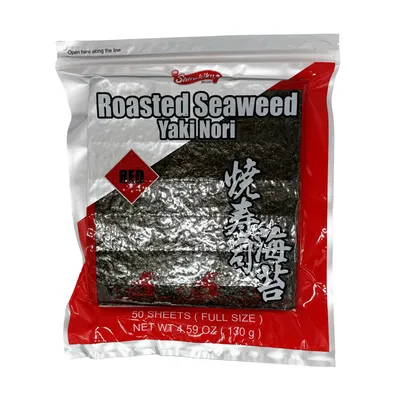 SHIRAKIKU Nori Red Full Cut 50pcs 10 X 130G