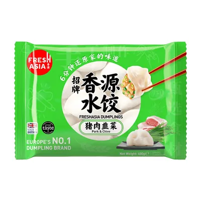 FRESHASIA Pork &amp;amp; Chive Dumplings 25 X 400G