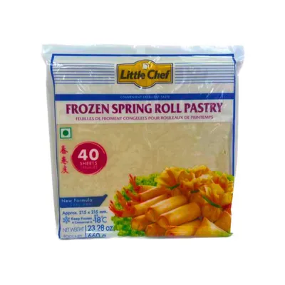 LITTLE CHEF Spring Roll Pastry 215mm 20 X 660G