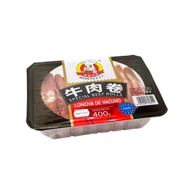 MENG FU Special Beef Rolls 15 X 400G