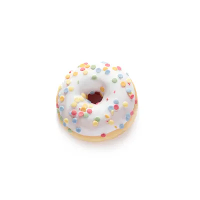 POPPIES Mini Donut White Coating &amp;amp; Confetti 120PCS
