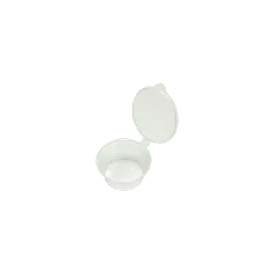 H-P2 Plastic Hinged Lid Sauce Cup (50ml) 600P