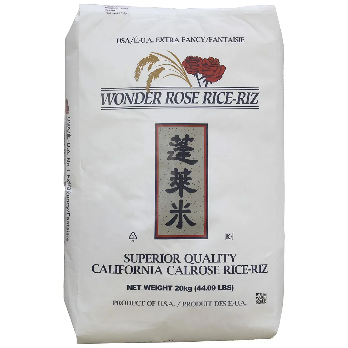 WONDER ROSE Sushi Rice 20KG