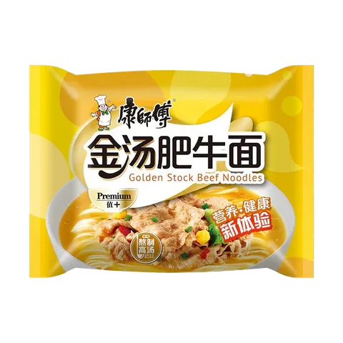 MASTER KONG Golden Stock Beef Noodles 24 X 10