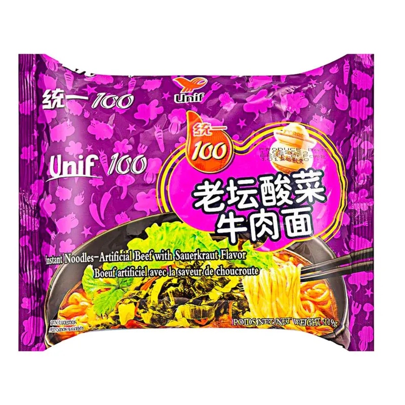 TONGYI Instant Noodles Beef Sauerkraut 24 X 1