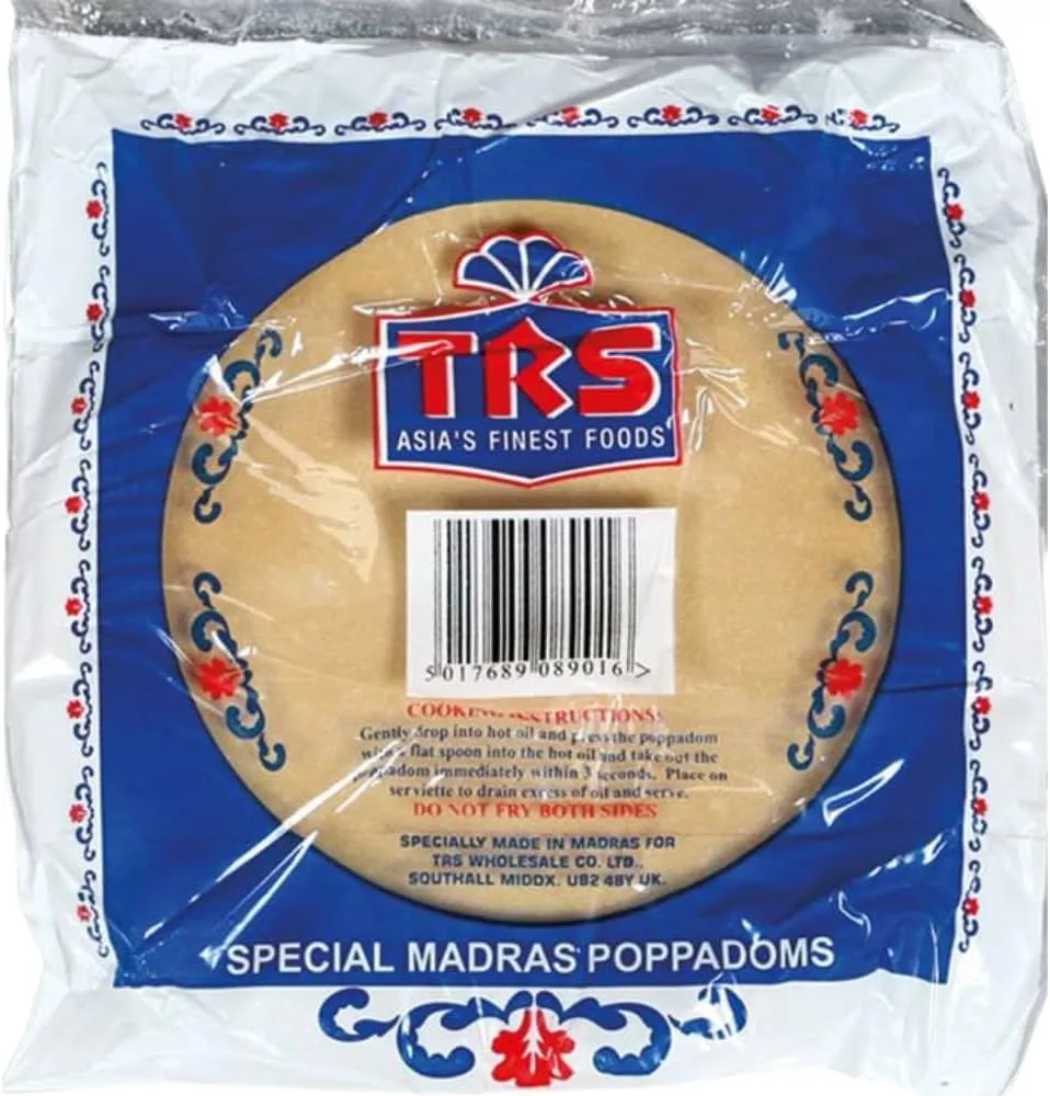 TRS Madras Poppadoms 60 X 200G