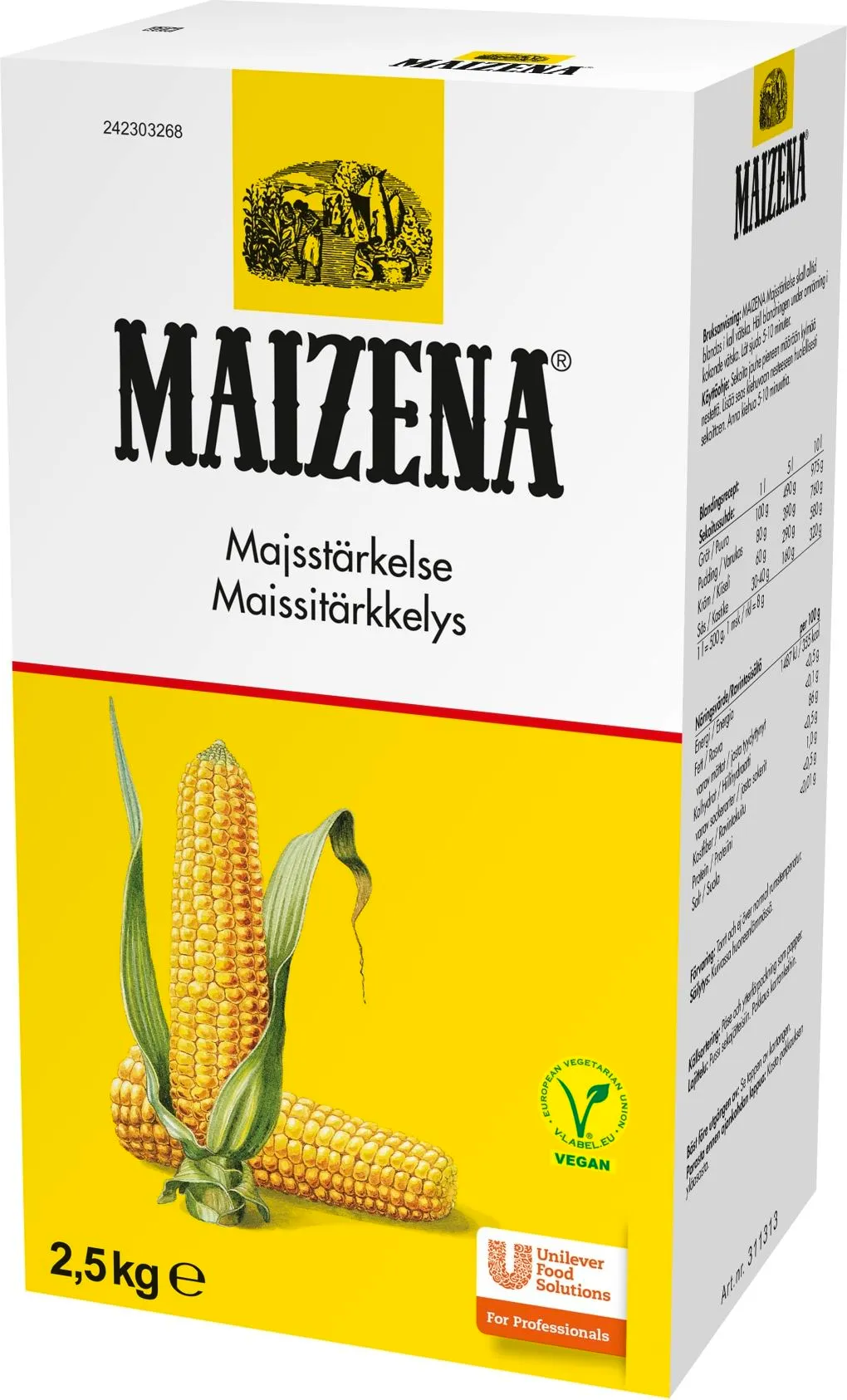 MAIZENA Corn Starch 4 X 2,5KG