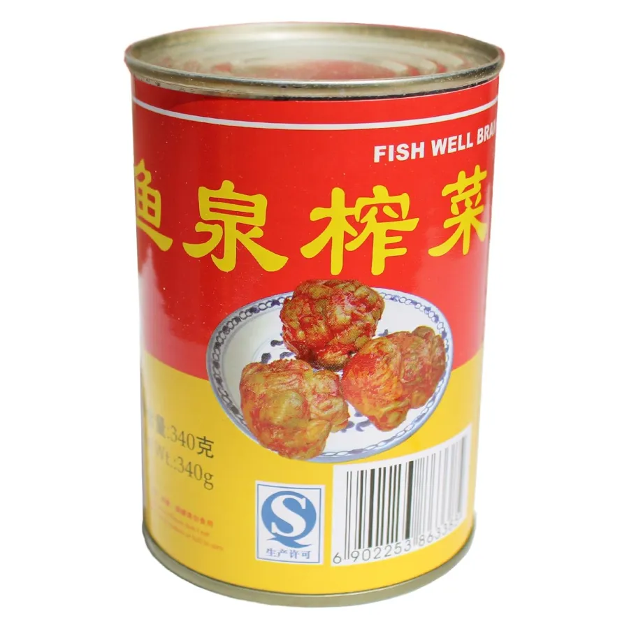 FISH WELL Preserved Vegetable Whole 48 X 340G