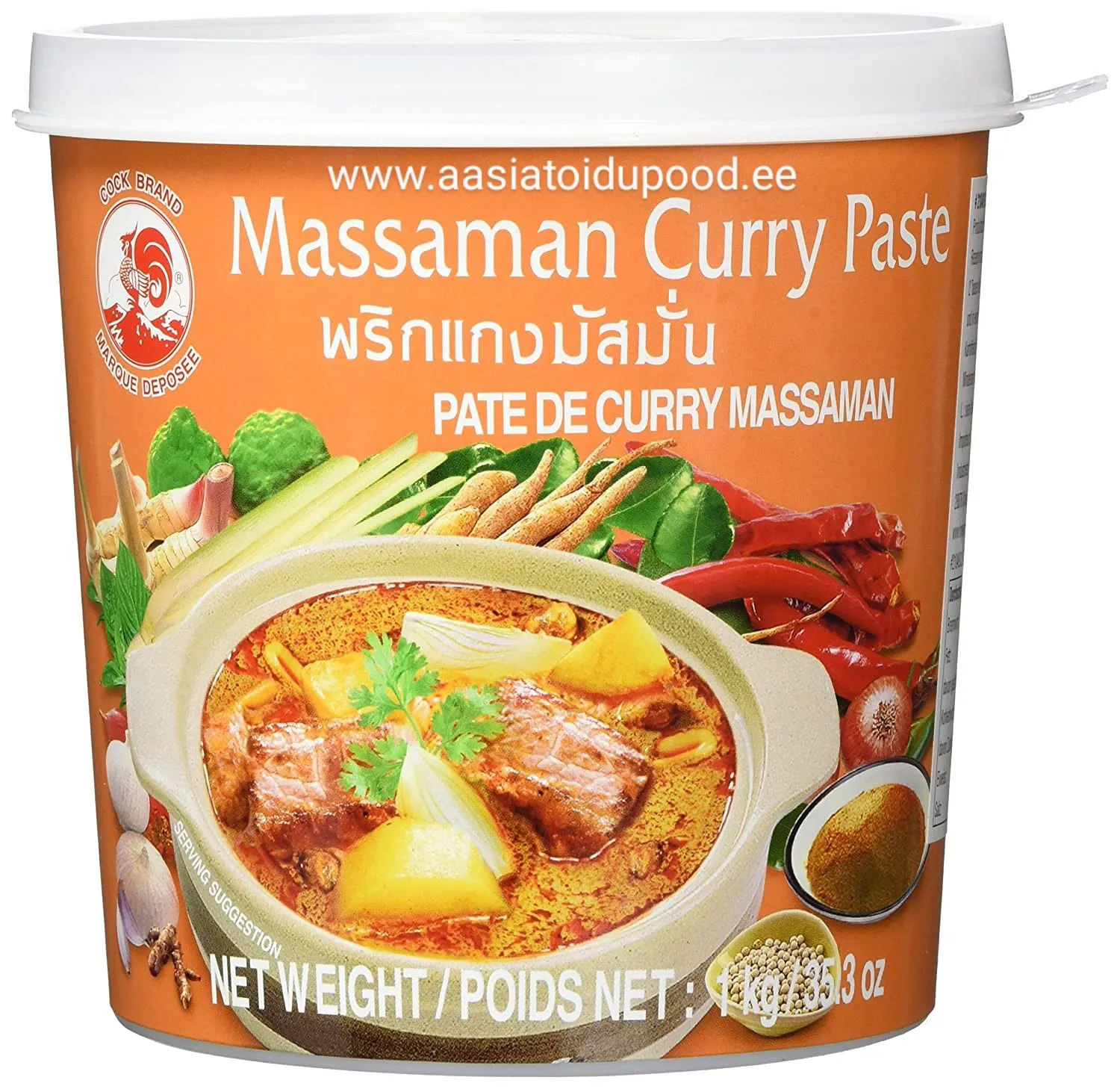 COCK Massaman Curry Paste 12 X 1KG