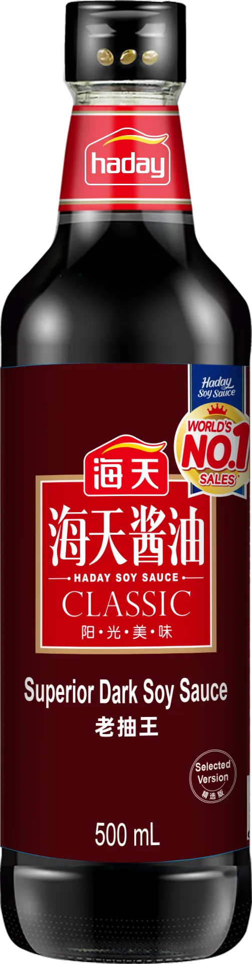 HADAY Superior Dark Soy Sauce (Selected Version) 12 X 500ML