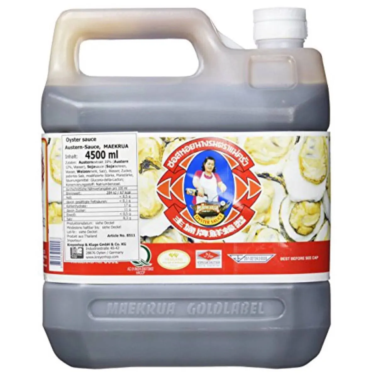 MAE KRUA Oyster Sauce 3 X 4,5L
