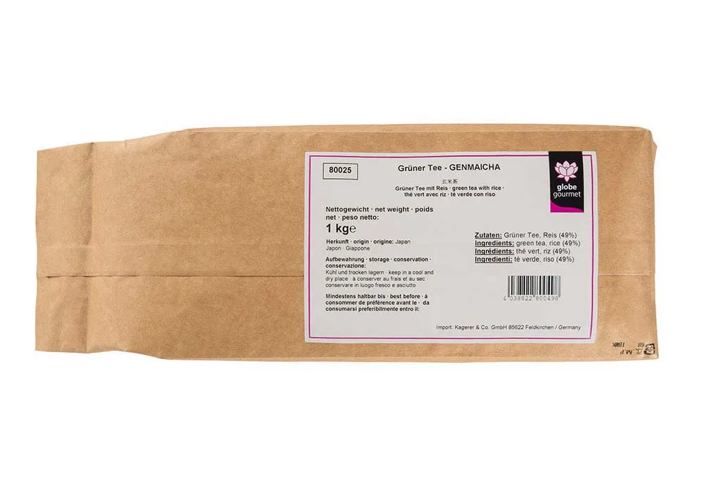 GLOBE GOURMET Green Tea Genmaicha 15 X 1KG