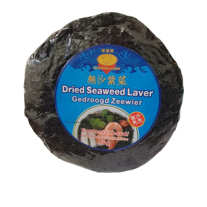 GOLDEN LION Dried Seaweed Laver 50 X 50G