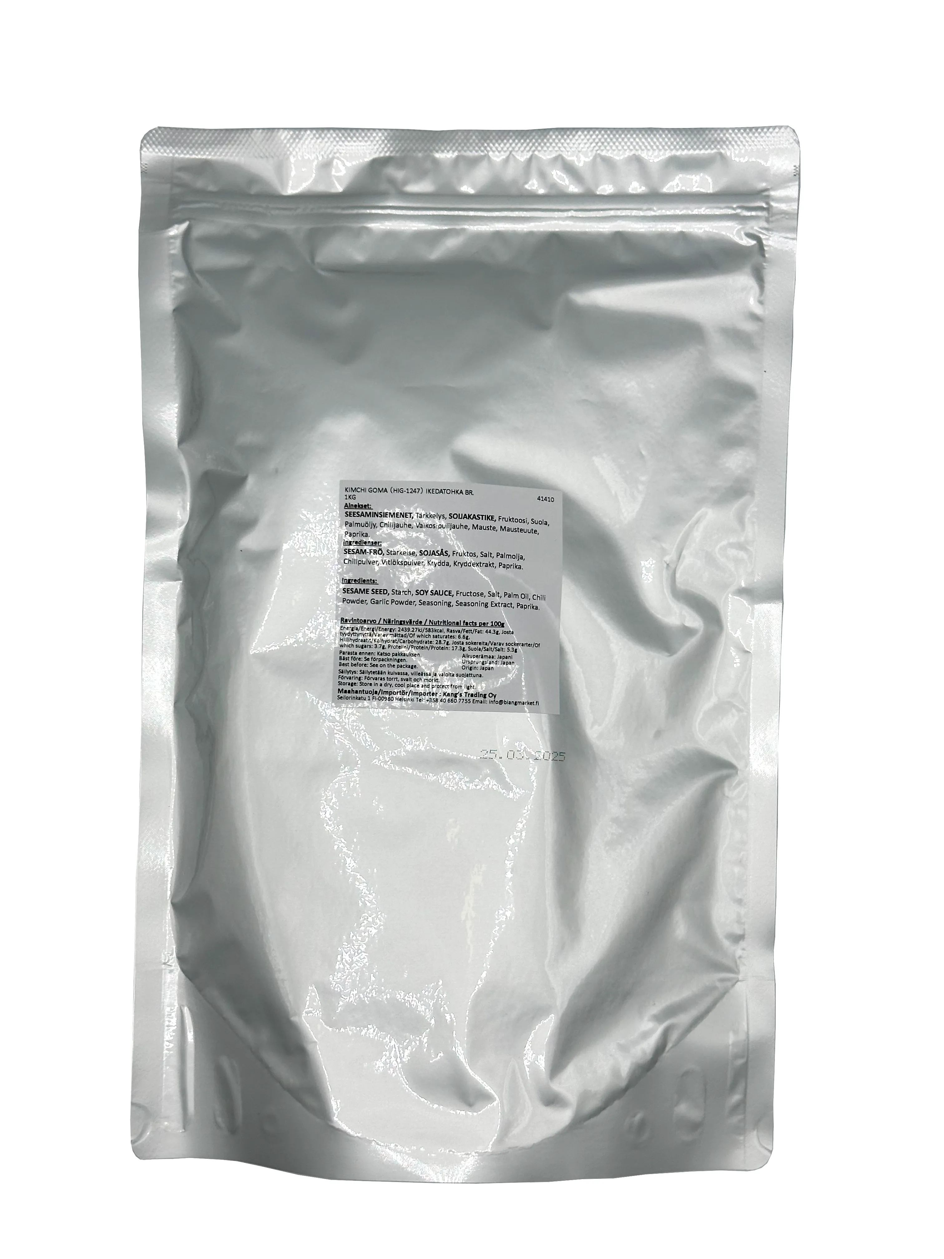 IKEDATOHKA Kimchi Goma 10 X 1KG