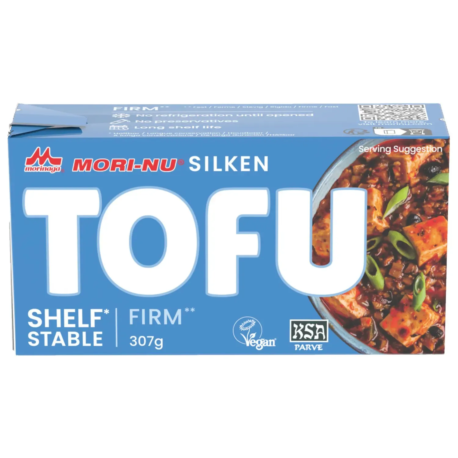 MORINAGA USA Tofu Firm Blue 12 X 307G
