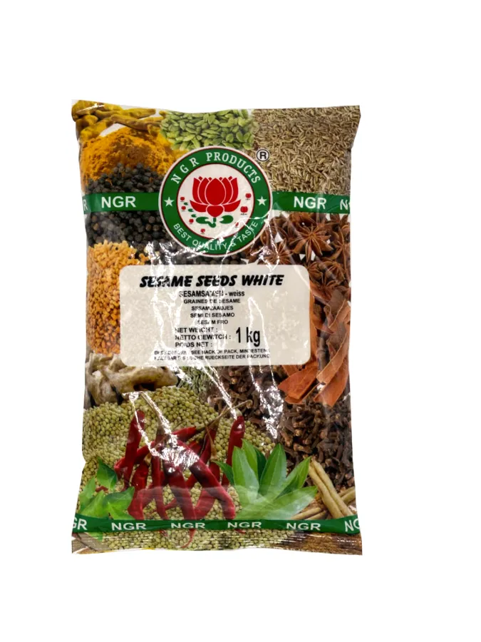NGR White Sesame Seeds 6 X 1KG