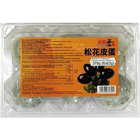 GOOSUN Duck Egg Preserved Tan 24 X 378G (6PCS