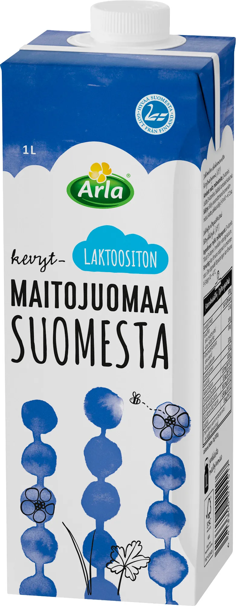 ARLA Kevytmaitojuoma Laktoositon (UHT) 12 X 1L  ARLA Semi-Skimmed Milk Lactofree (UHT) 12 X 1L
