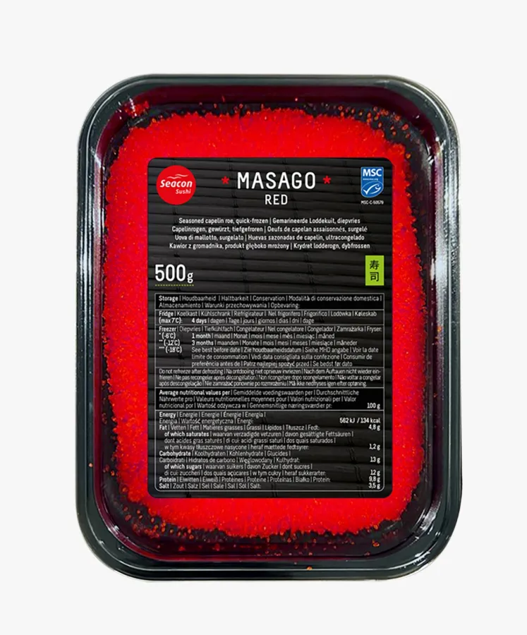 SEACON Masago Red 12 X 500G