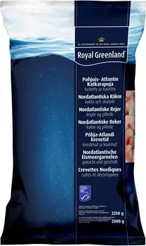 ROYAL GREENLAND Coldwater Prawns 250/350 4 X 2,5KG