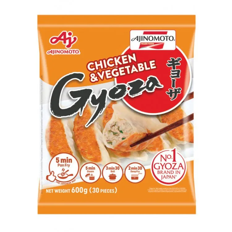 AJINOMOTO Chicken &amp;amp; Vegetable Gyoza 10 X 600G