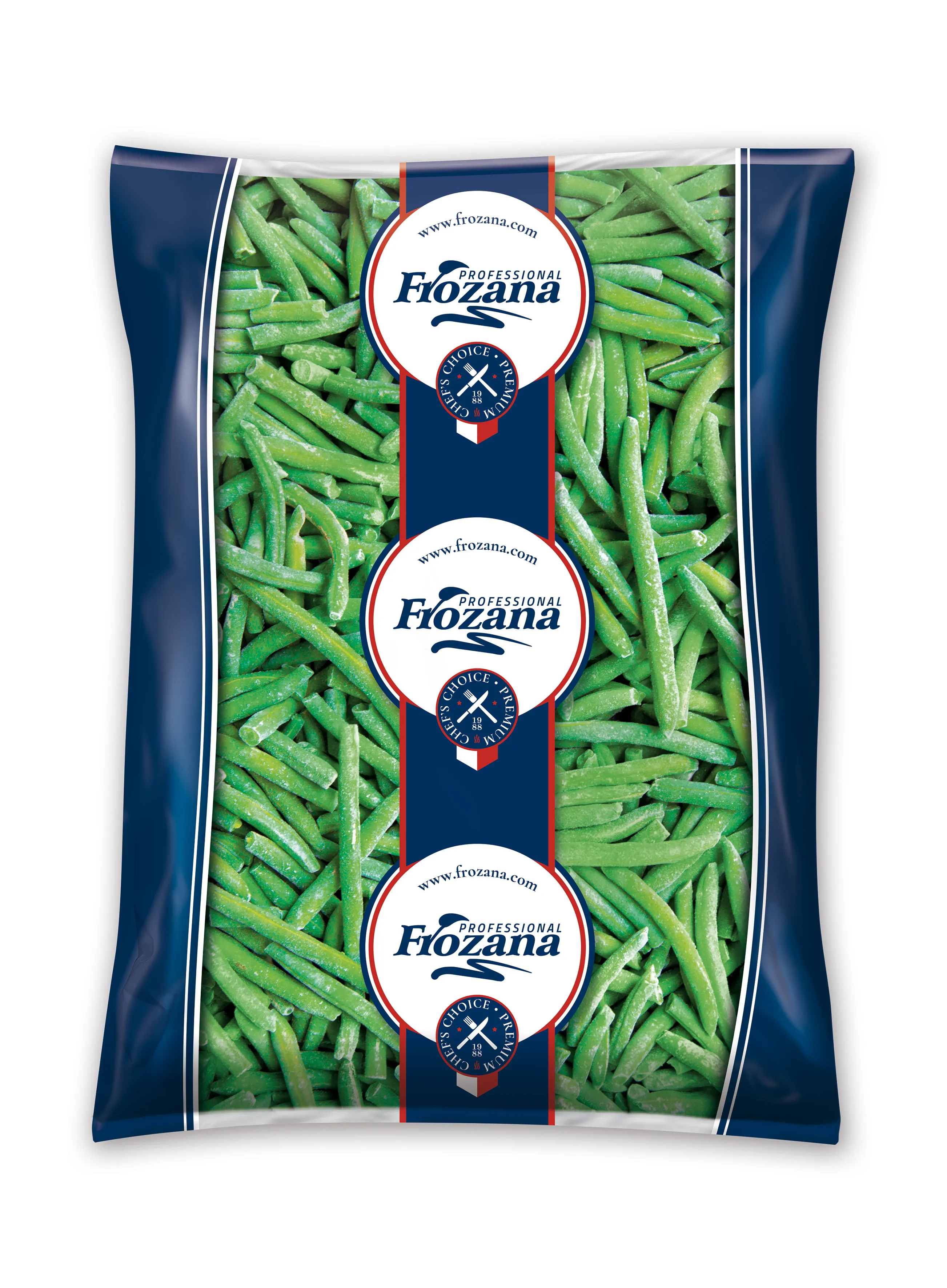 FROZANA Whole Green Beans 4 X 2,5KG