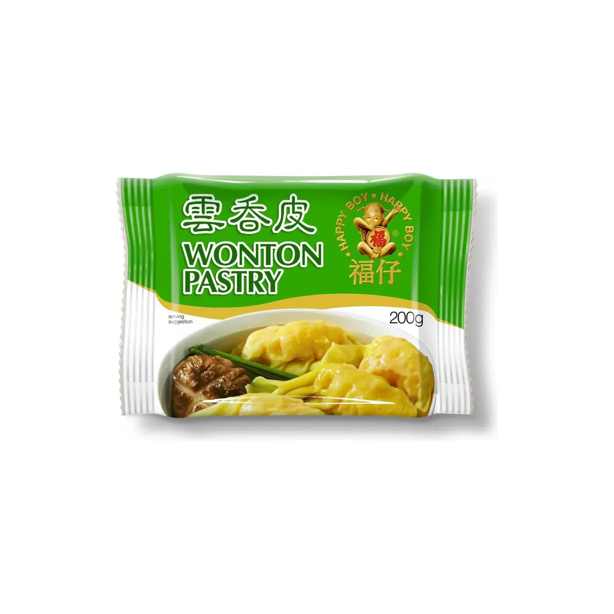 HAPPY BOY Wonton Pastry 60 X 200G