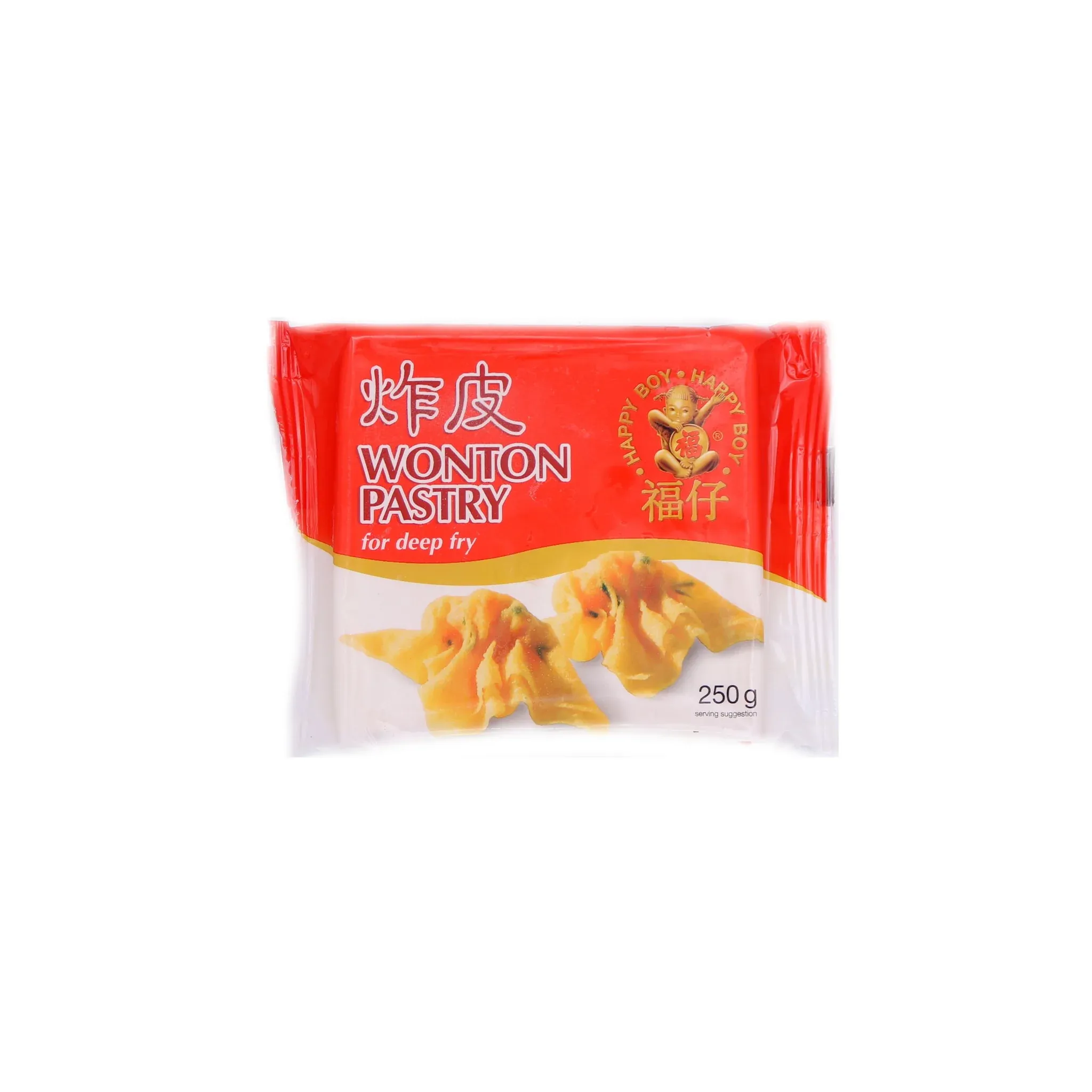 HAPPY BOY Wonton Pastry For Deep Fry 48 X 250