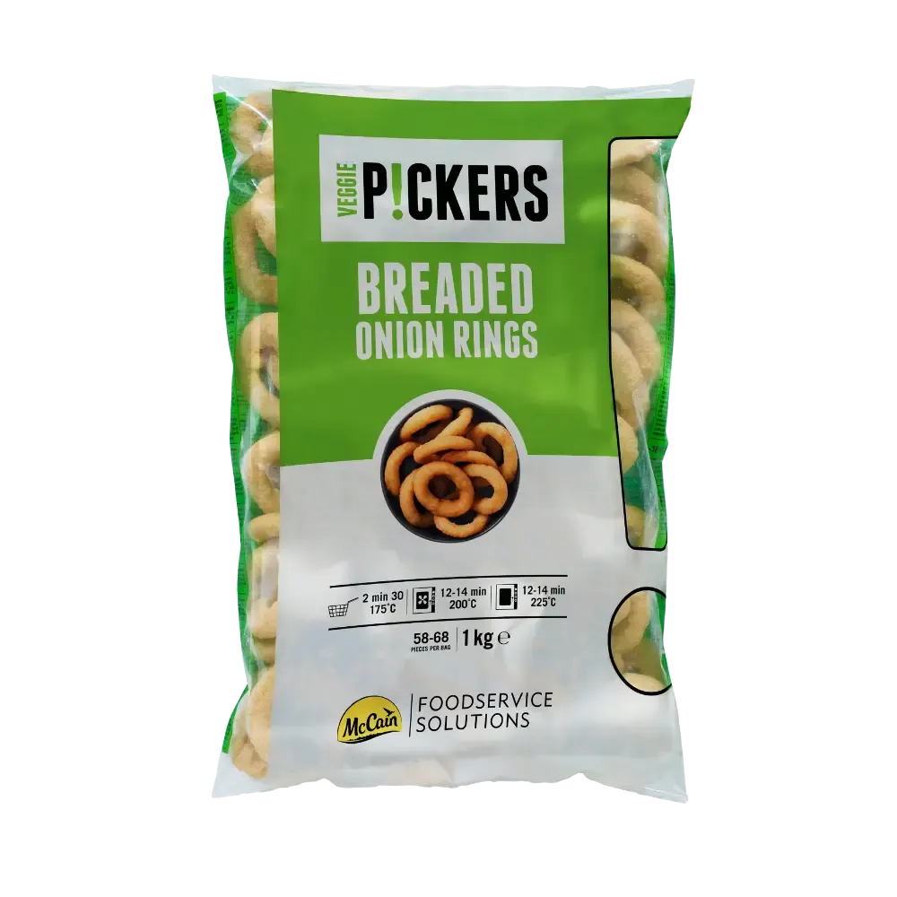 MCCAIN Breaded Onion Rings 10 X 1KG