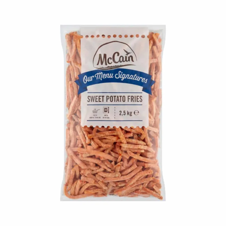 MCCAIN Sweet Potato Fries 4 X 2,5KG
