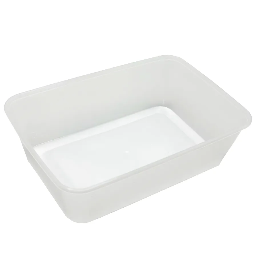A650 Rectangular Plastic Food Container (650m