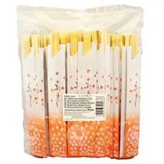 Takeaway Bamboo Chopsticks 23cm (Japanese Style) 10 X 100PR