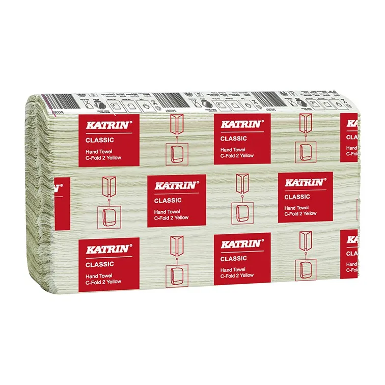 KATRIN Classic Hand Towel C-Fold 2 Yellow 16